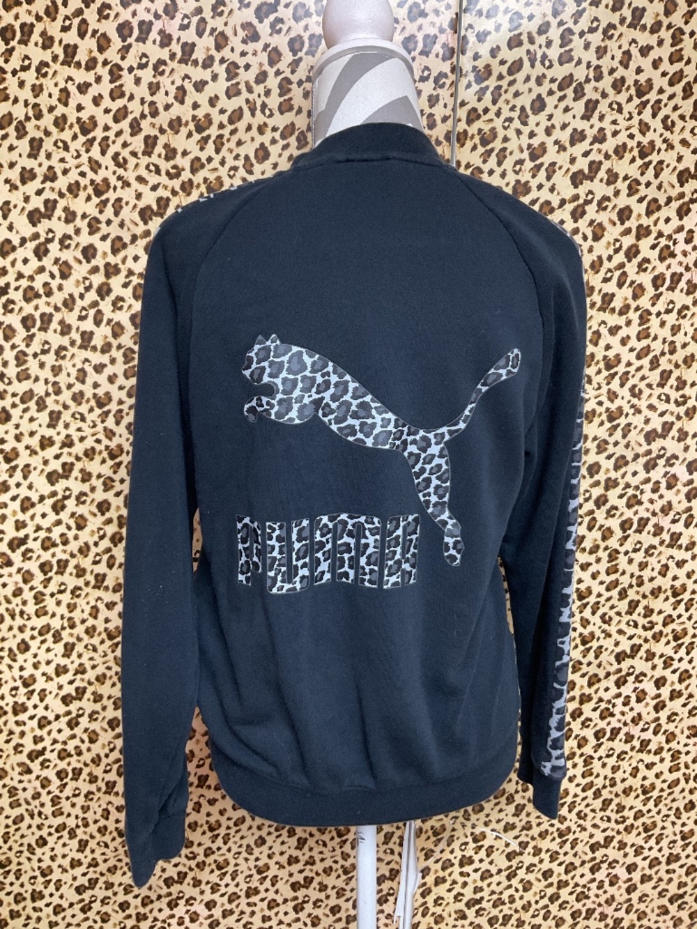 Puma zipper sweatshirt Leopard